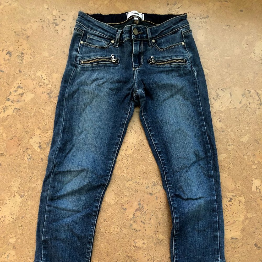 Y2K Zipper Detail Jeans